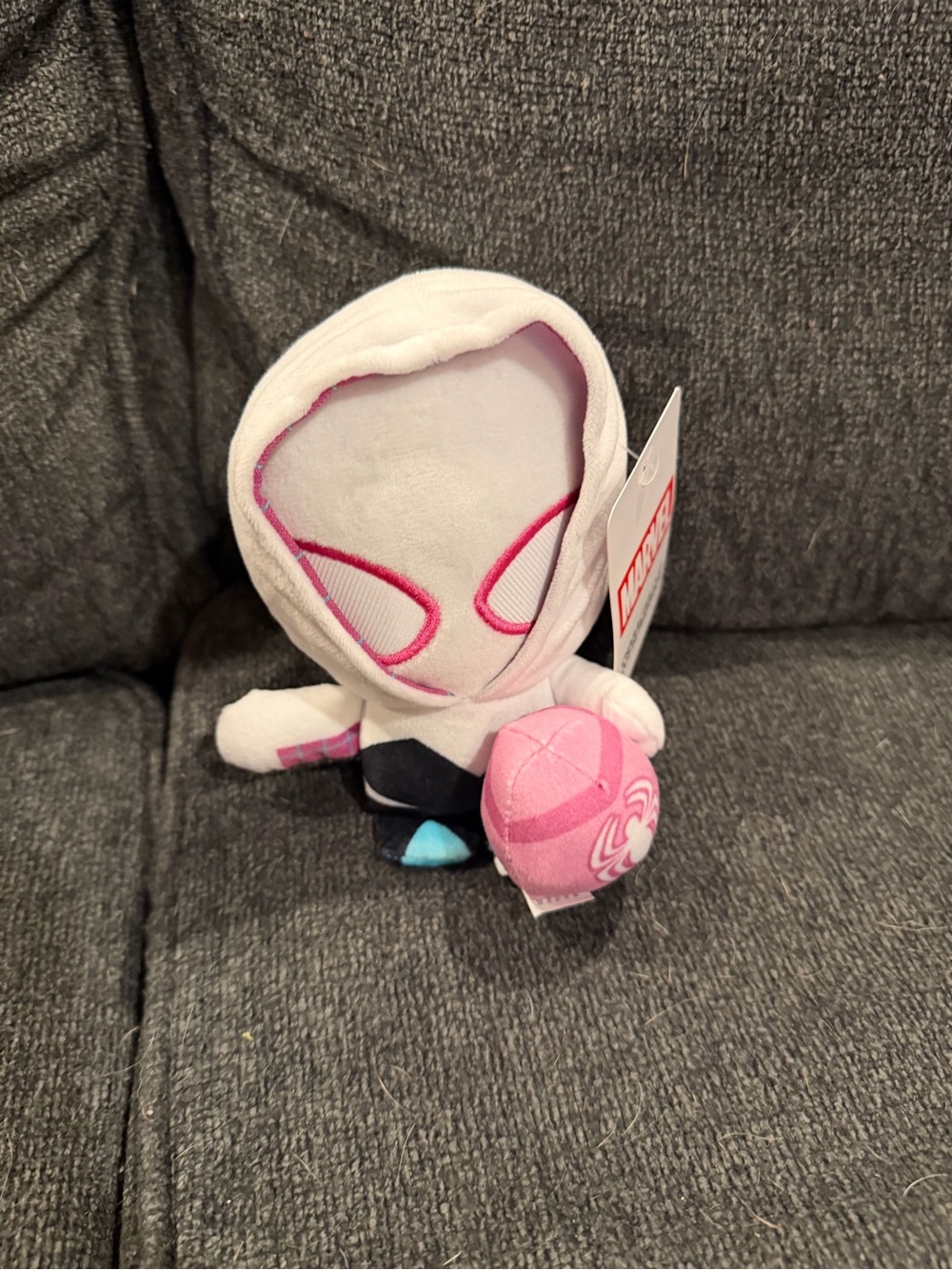 Marvel Spider-Gwen Plush Toy - White and Pink